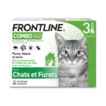 Packung Frontline-Combo-Pipetten gegen Flöhe und Zecken für Katzen