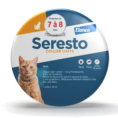 Flohhalsband Seresto mit Langzeitschutz für Katzen