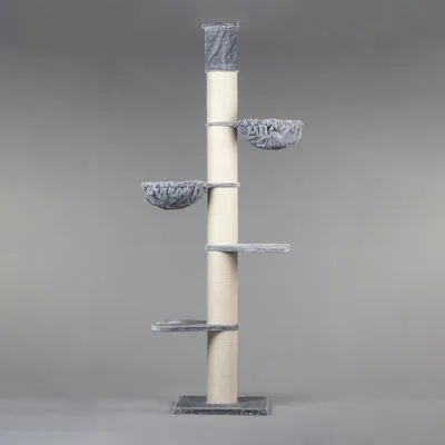 Kratzbaum RHRQuality Maine Coon Tower für große Katzen mit dicken Sisalstämmen