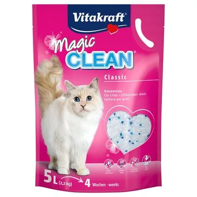 Silikatkristall-Katzenstreu Vitakraft Magic Clean