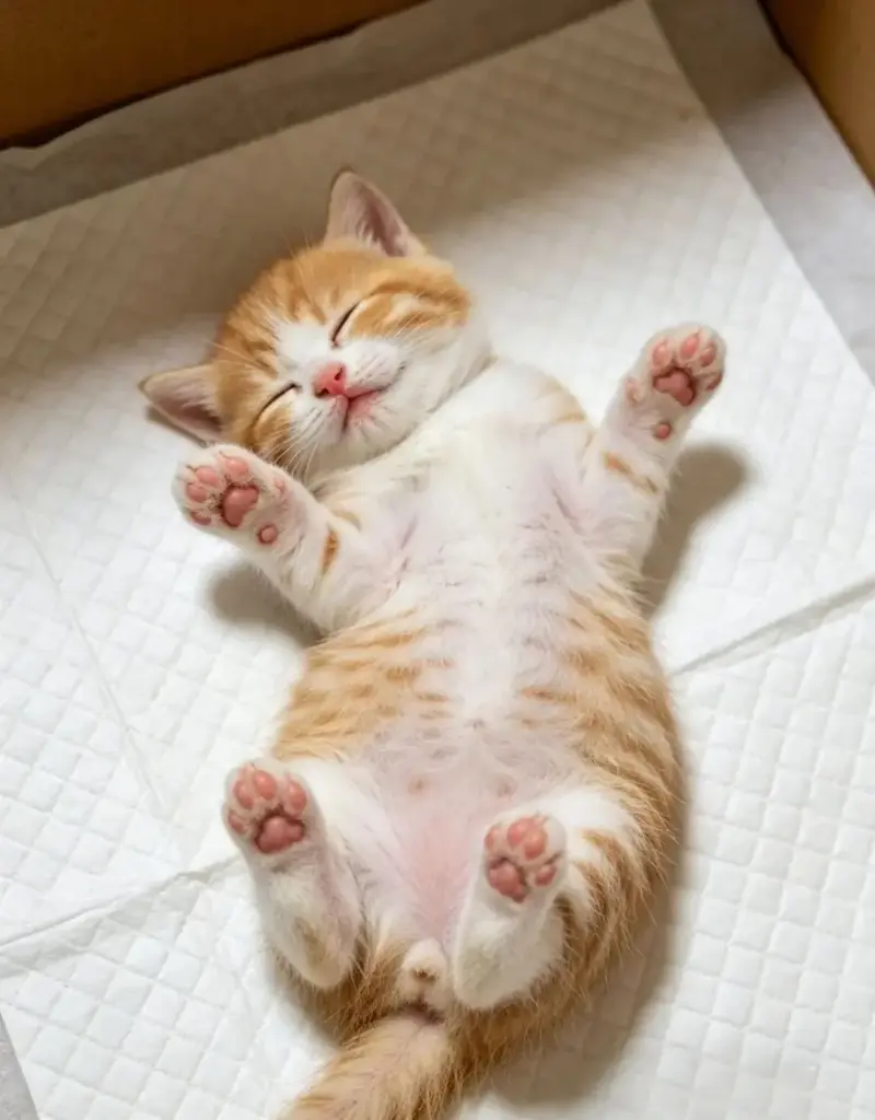 Chat qui dort