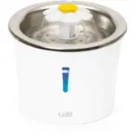Fontaine à eau Catit Flower Fountain 3 L avec dessus en inox pour chat
